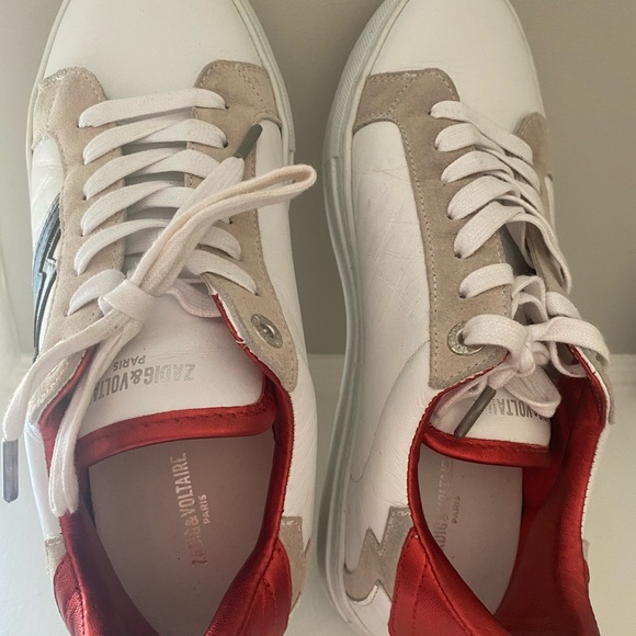 Selling gently used Zadig and Voltaire flash lightning bolt sneakers size 40! - Picture 7 of 7